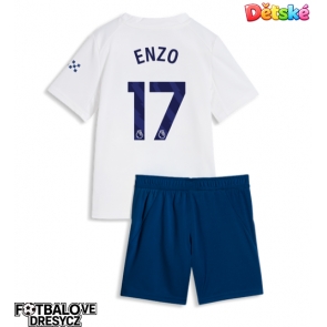 Manchester City Enzo Fernandez #17 Dětské Alternativní dres komplet 2026-27 Krátký Rukáv (+ trenýrky)